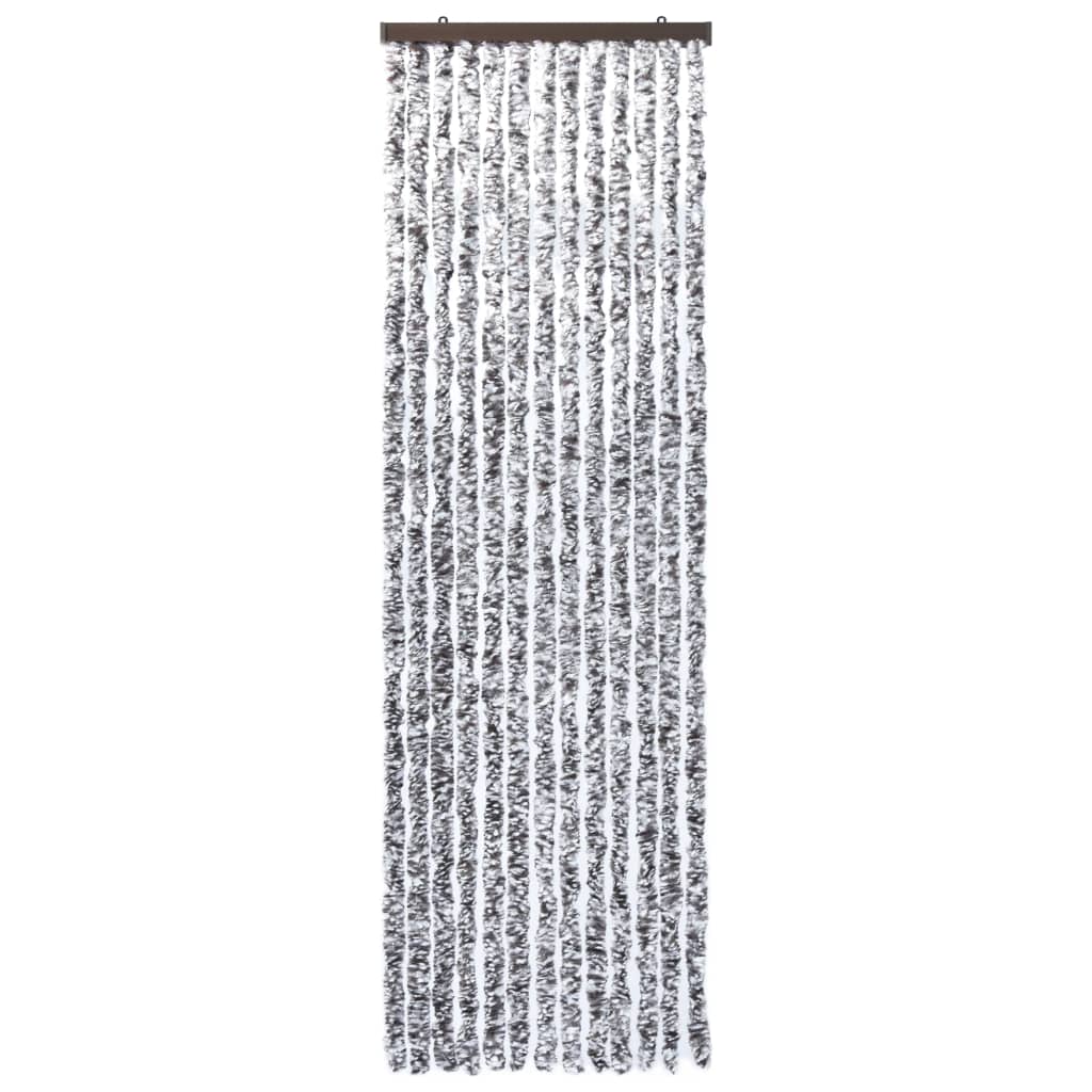 vidaXL Moustiquaire Marron et beige 90x200 cm Chenille