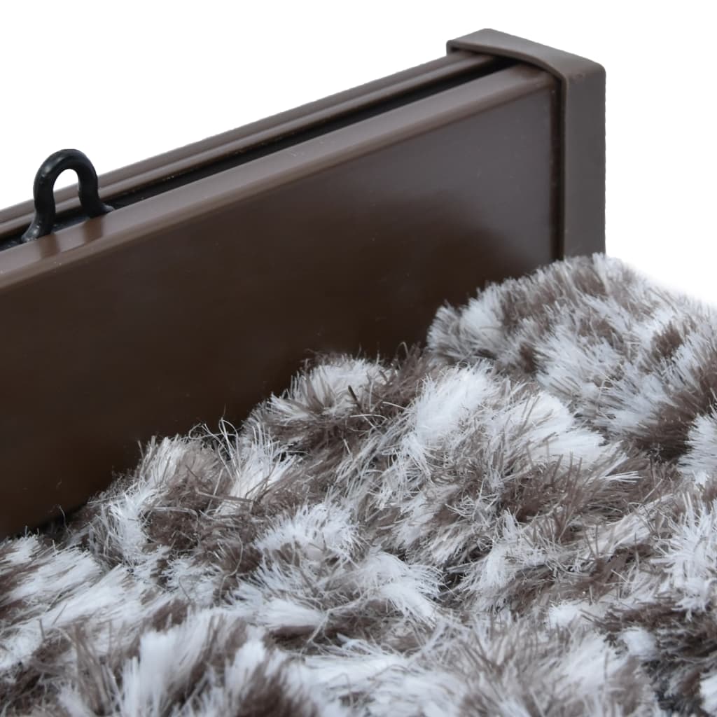 vidaXL Moustiquaire Marron et beige 90x200 cm Chenille
