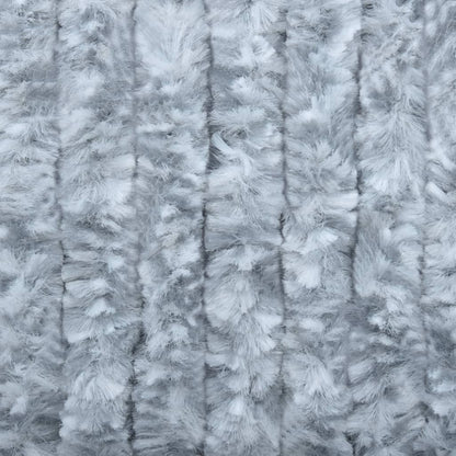 vidaXL Moustiquaire Blanc et gris 90x200 cm Chenille
