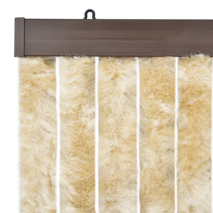 vidaXL Moustiquaire Beige 90x200 cm Chenille