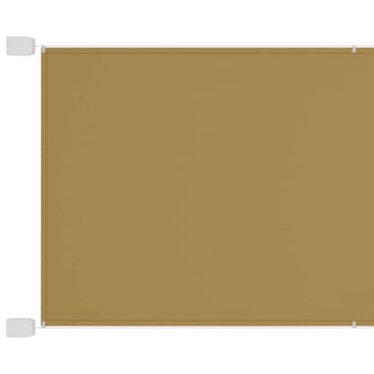 vidaXL Auvent vertical Beige 60x600 cm Tissu oxford