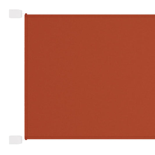 vidaXL Auvent vertical Terre cuite 100x800 cm Tissu oxford