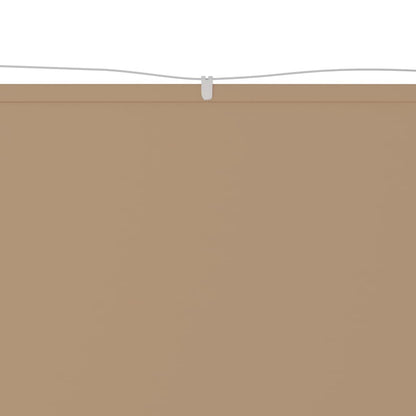 vidaXL Auvent vertical Taupe 100x1000 cm Tissu oxford