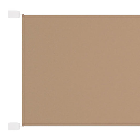 vidaXL Auvent vertical Taupe 140x800 cm Tissu oxford