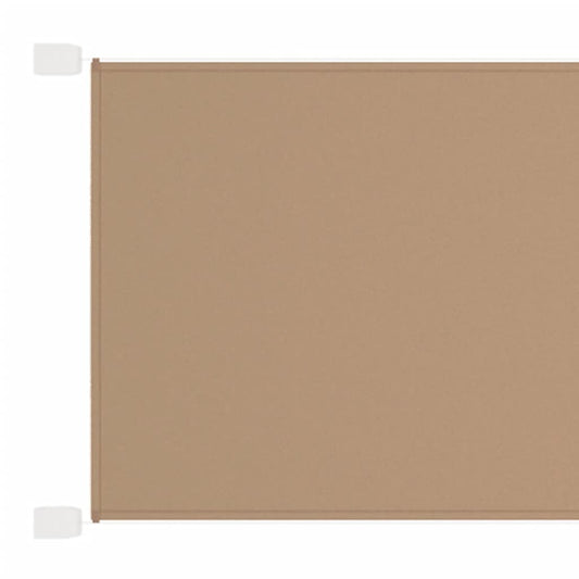 vidaXL Auvent vertical Taupe 180x1000 cm Tissu oxford
