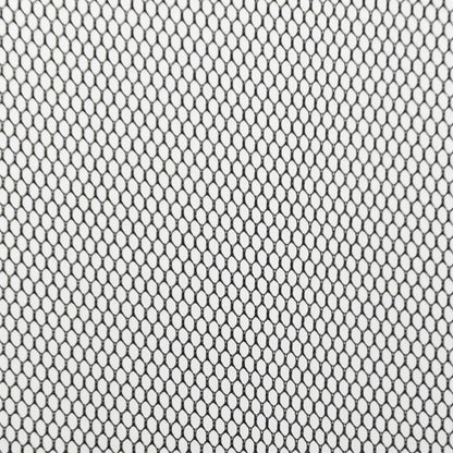 vidaXL Moustiquaire de porte rideau en maille 10 pcs Noir 240x240 cm