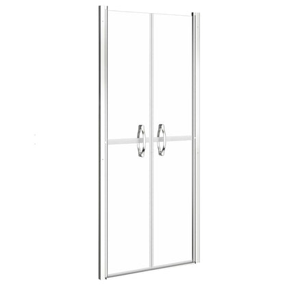 vidaXL Porte de douche ESG transparent 81x190 cm