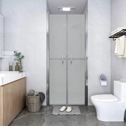vidaXL Porte de douche ESG dépoli 96x190 cm