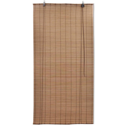 vidaXL Stores roulants en bambou 2 pcs 80x160 cm Marron
