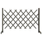 vidaXL Clôture en treillis de jardin Gris 120x90 cm Bois de sapin