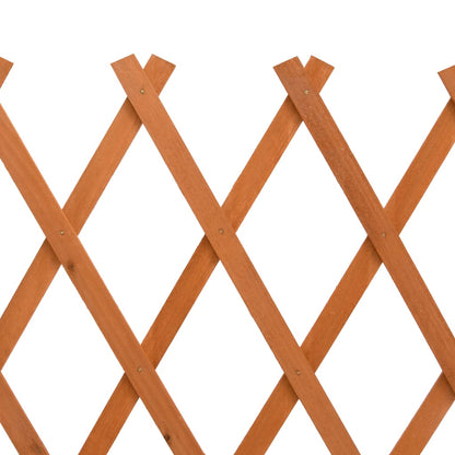 vidaXL Clôture en treillis de jardin Orange 150x80 cm Bois de sapin