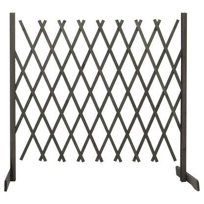 vidaXL Clôture en treillis de jardin Gris 180x100 cm Bois de sapin