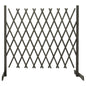 vidaXL Clôture en treillis de jardin Gris 180x100 cm Bois de sapin