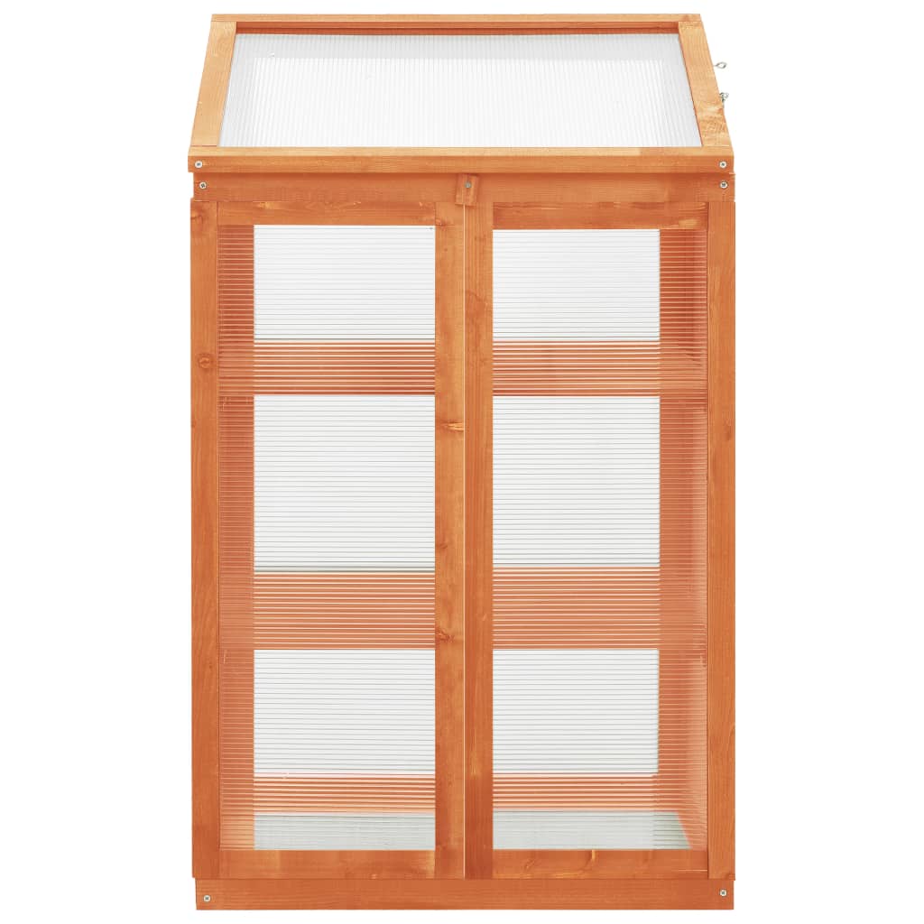 vidaXL Serre 60x45x100 cm Bois de sapin