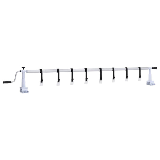 vidaXL Rouleau de couverture de piscine avec base en plastique