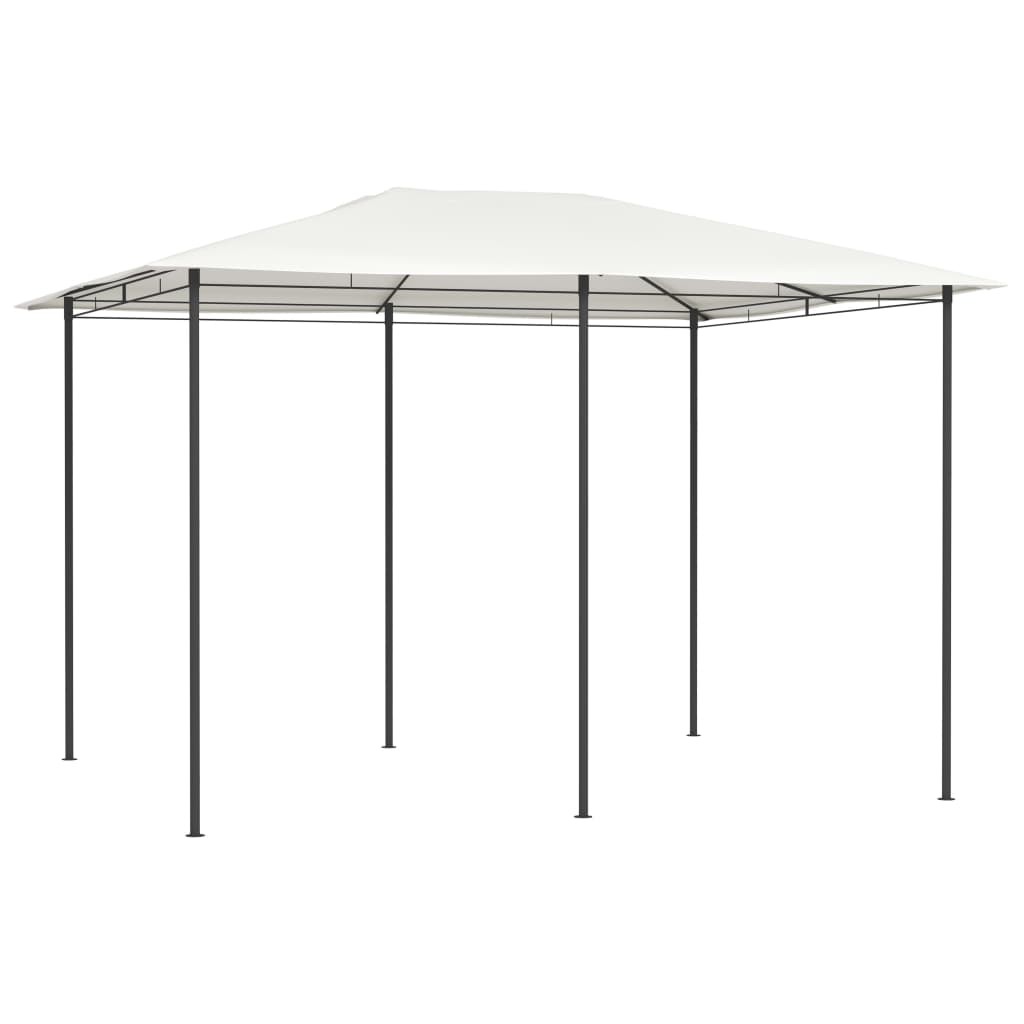 vidaXL Belvédère 3x4x2,6 m Crème 160 g/m²
