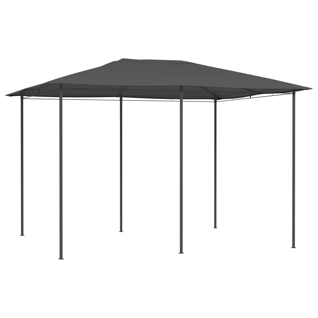 vidaXL Belvédère 3x4x2,6 m Anthracite 160 g/m²