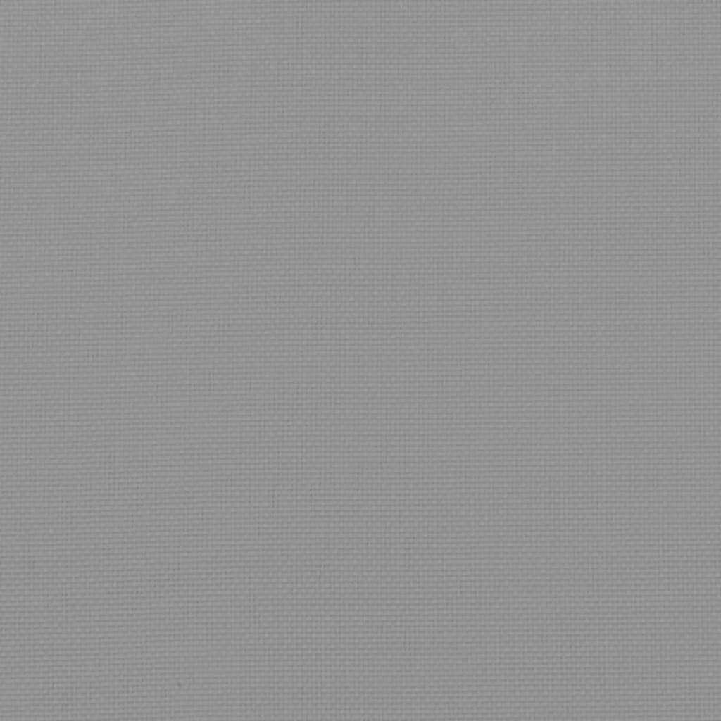 vidaXL Coussins de chaise 2 pcs gris 40x40x7 cm tissu oxford
