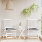vidaXL Coussins de chaise 2 pcs gris 40x40x7 cm tissu oxford