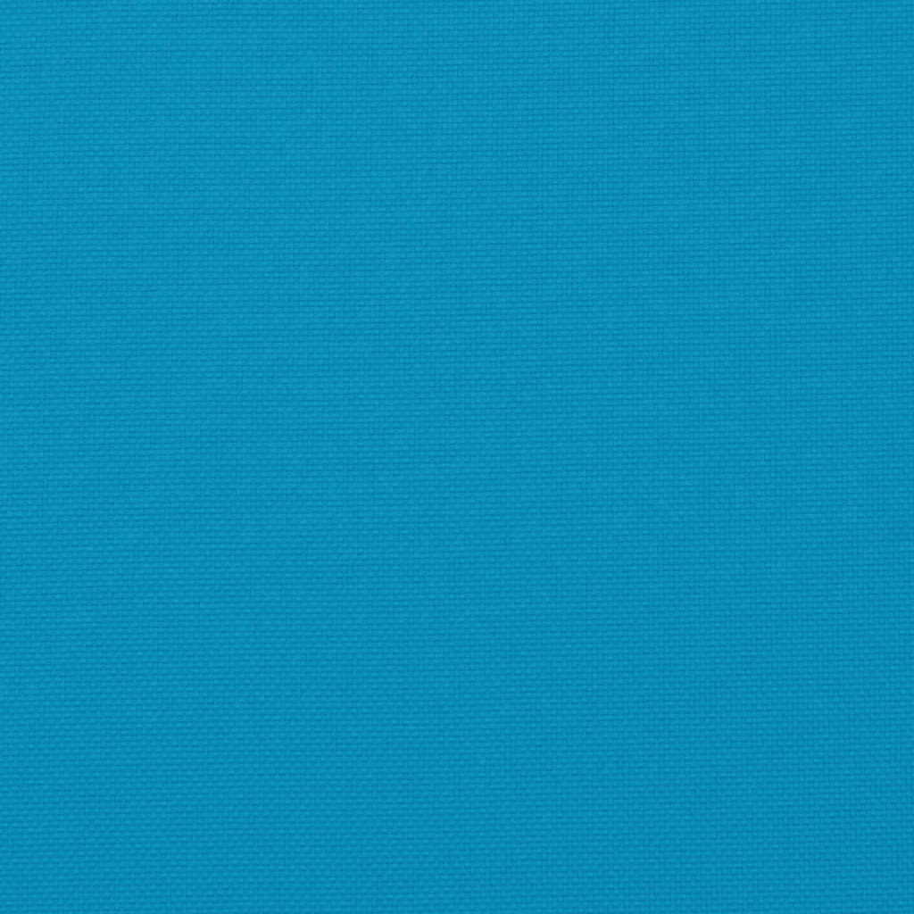 vidaXL Coussin de banc de jardin bleu clair 100x50x7 cm tissu oxford