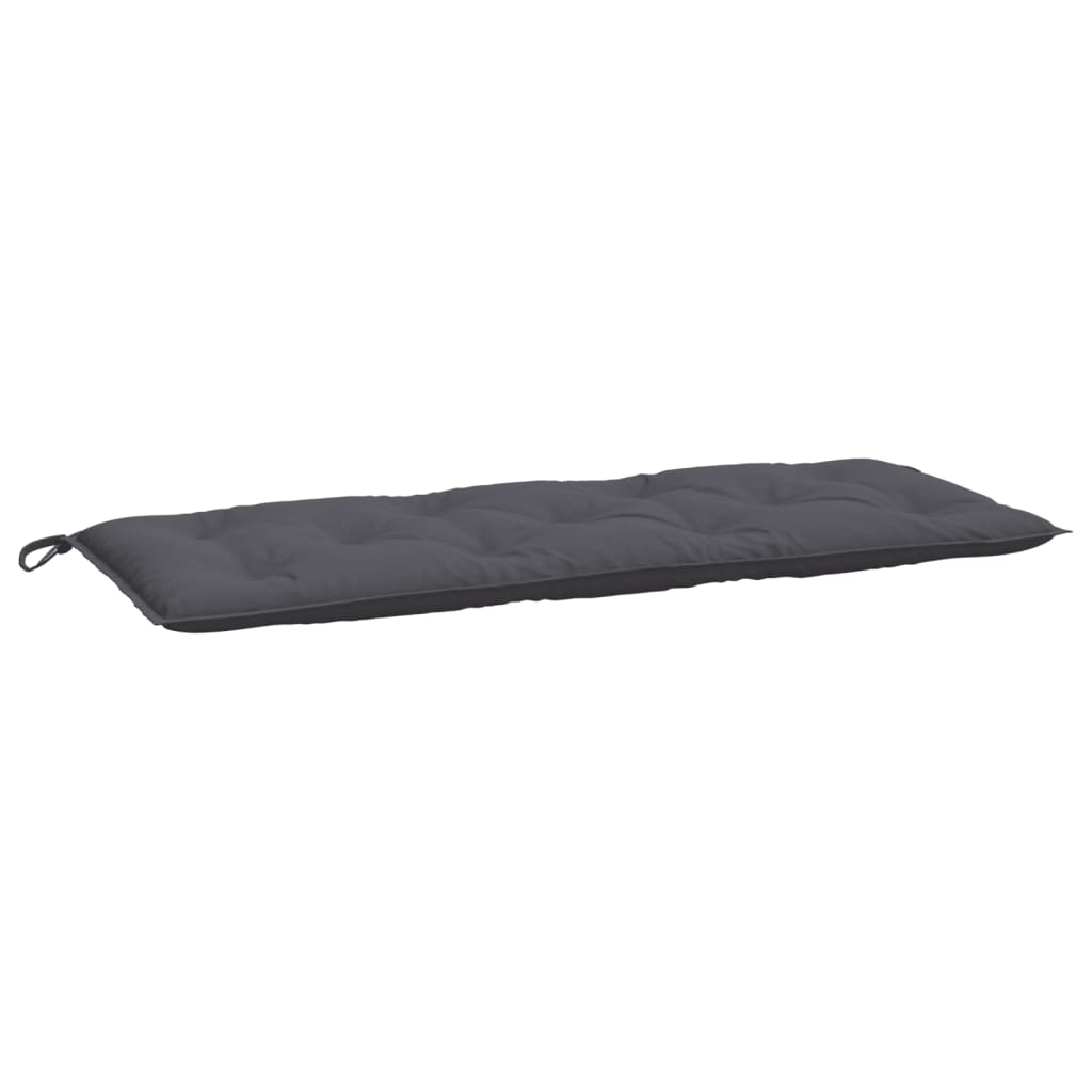 vidaXL Coussins de banc de jardin 2 pcs anthracite tissu Oxford