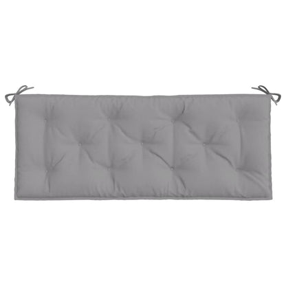 vidaXL Coussins de banc de jardin 2 pcs gris 120x50x7 cm tissu Oxford