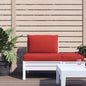 vidaXL Coussins de palette 2 pcs rouge tissu oxford