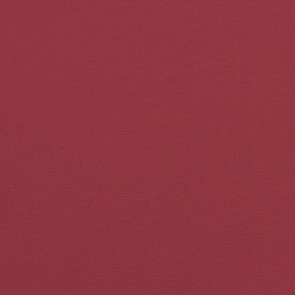 vidaXL Coussins de palette 2 pcs rouge bordeaux tissu oxford