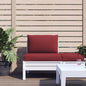 vidaXL Coussins de palette 2 pcs rouge bordeaux tissu oxford