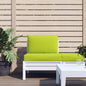vidaXL Coussins de palette 2 pcs vert vif tissu oxford