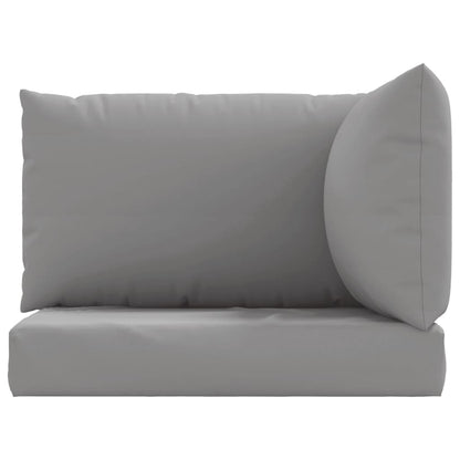 vidaXL Coussins de palette 3 pcs gris tissu oxford