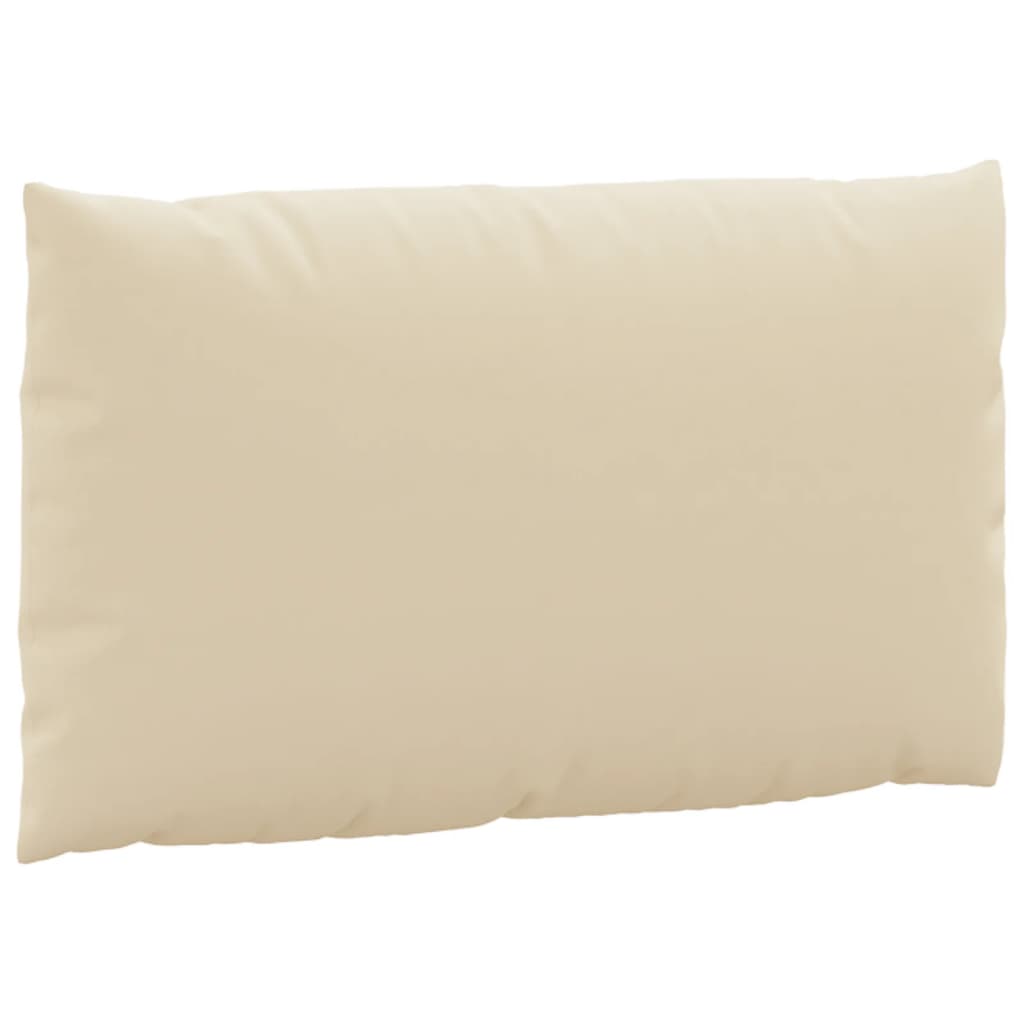 vidaXL Coussins de palette 3 pcs beige tissu oxford