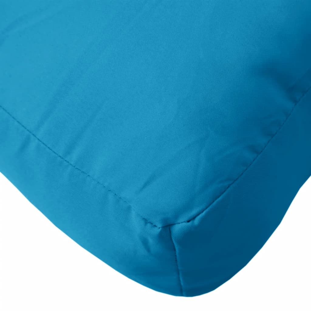 vidaXL Coussins de palette 3 pcs bleu clair tissu oxford