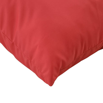 vidaXL Coussins de palette 3 pcs rouge tissu oxford