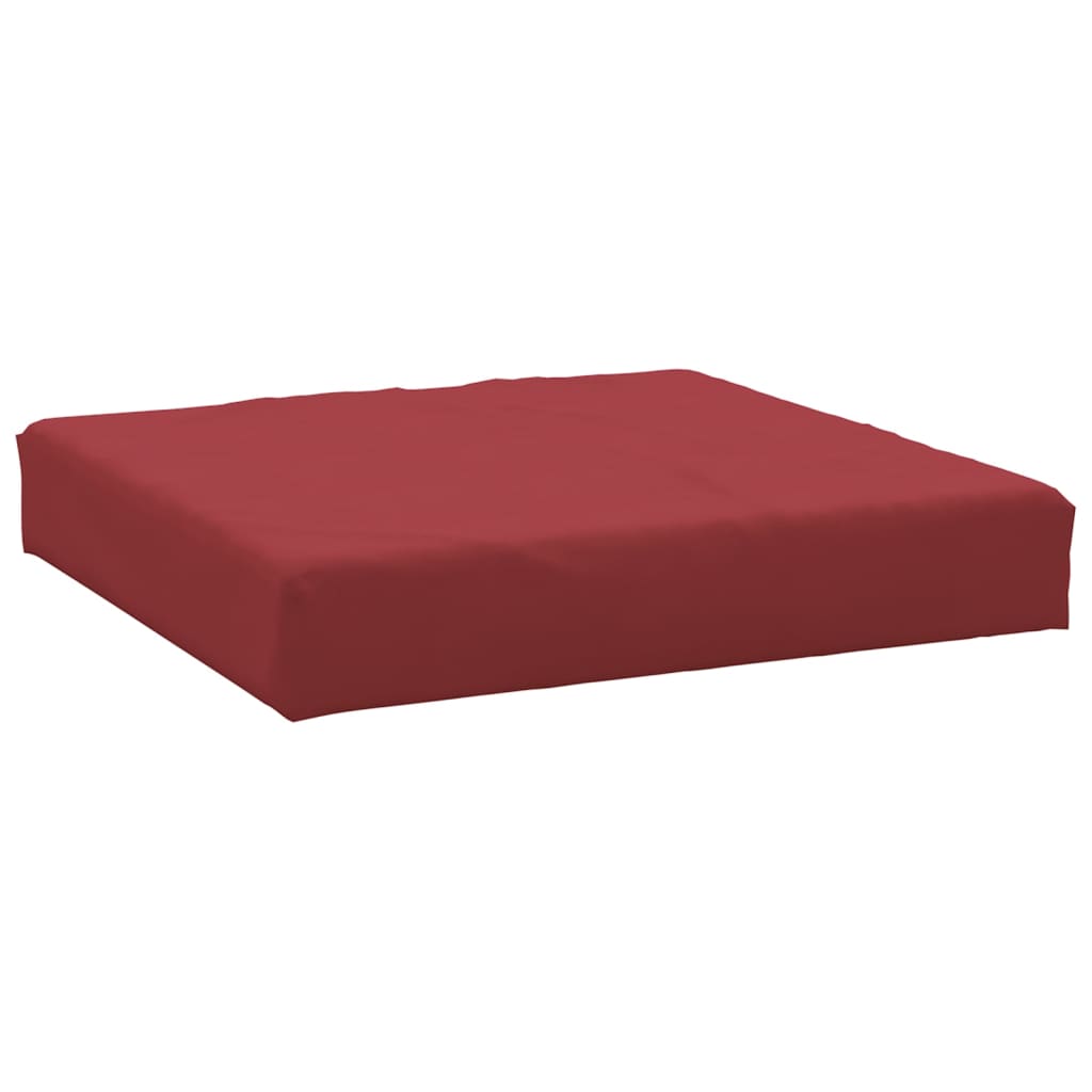 vidaXL Coussins de palette 3 pcs rouge bordeaux tissu oxford