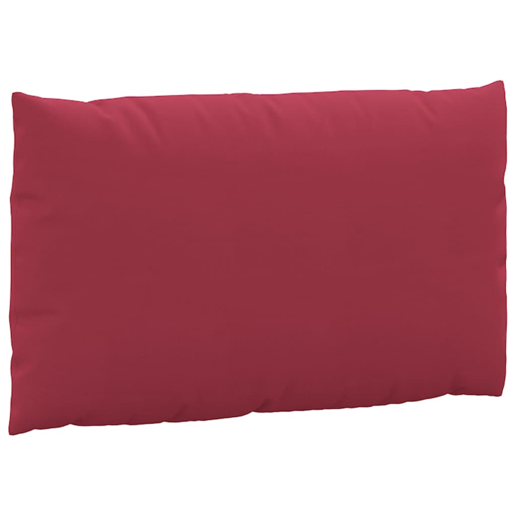 vidaXL Coussins de palette 3 pcs rouge bordeaux tissu oxford