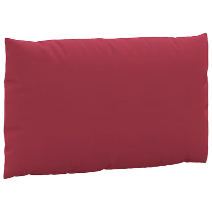 vidaXL Coussins de palette 3 pcs rouge bordeaux tissu oxford