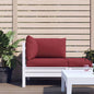 vidaXL Coussins de palette 3 pcs rouge bordeaux tissu oxford