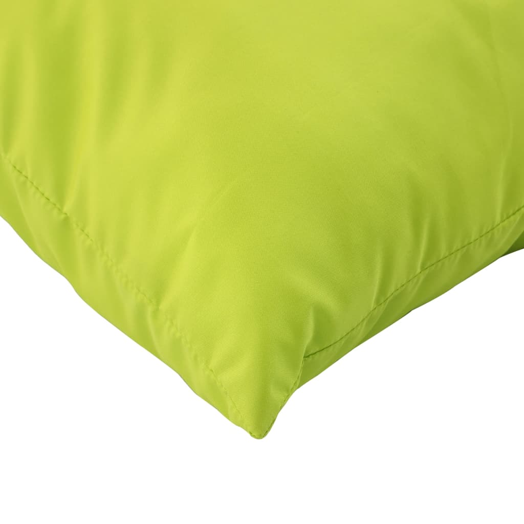 vidaXL Coussins de palette 3 pcs vert vif tissu oxford