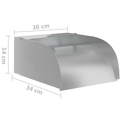 vidaXL Cascade avec LED 30x34x14 cm Acier inoxydable 304