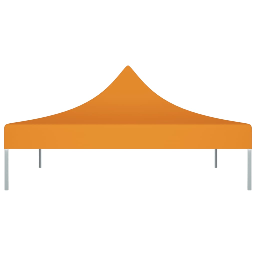 vidaXL Toit de tente de réception 3x3 m Orange 270 g/m²