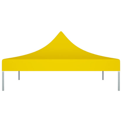 vidaXL Toit de tente de réception 3x3 m Jaune 270 g/m²