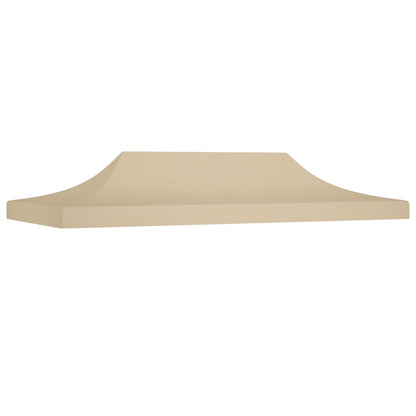 vidaXL Toit de tente de réception 6x3 m Beige 270 g/m²