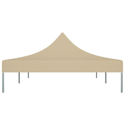 vidaXL Toit de tente de réception 6x3 m Beige 270 g/m²