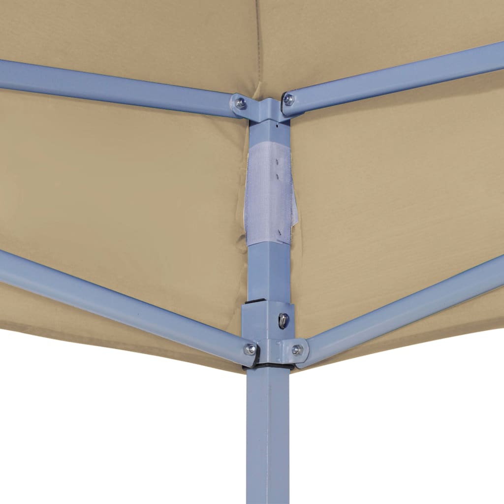 vidaXL Toit de tente de réception 6x3 m Beige 270 g/m²