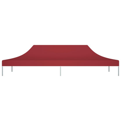 vidaXL Toit de tente de réception 6x3 m Bordeaux 270 g/m²