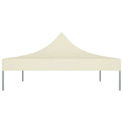 vidaXL Toit de tente de réception 4x3 m Crème 270 g/m²