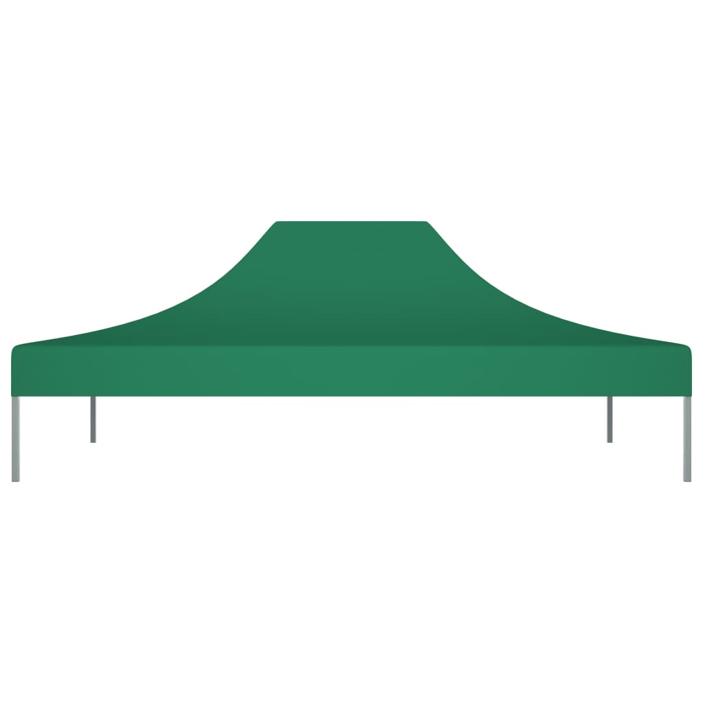 vidaXL Toit de tente de réception 4x3 m Vert 270 g/m²