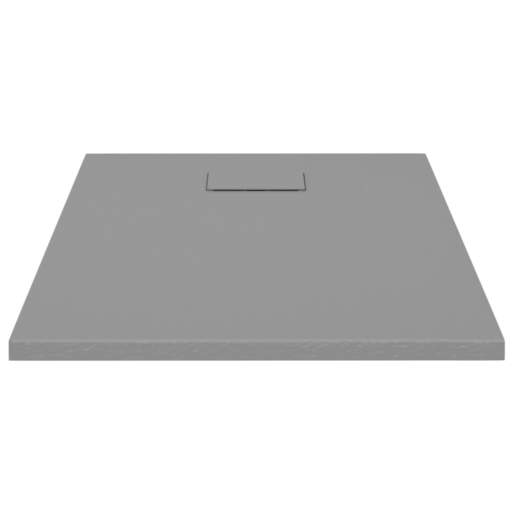 vidaXL Receveur de douche SMC Gris 90x70 cm