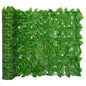 vidaXL Écran de balcon avec feuilles vert 400x100 cm